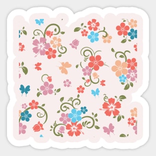 Spring Impromptu pattern 2 Sticker